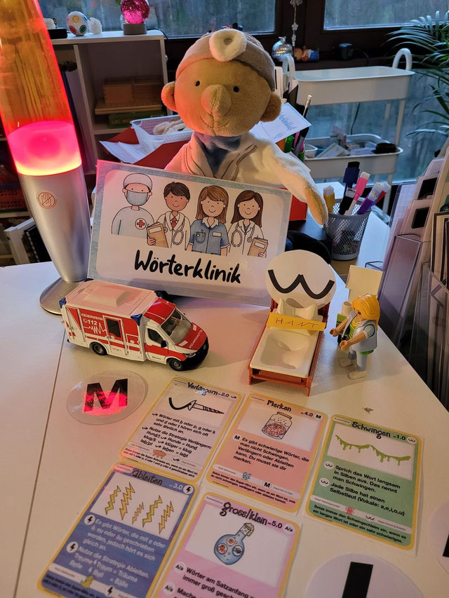 Wörterklinik – spielerische Arbeit mit Wörtern